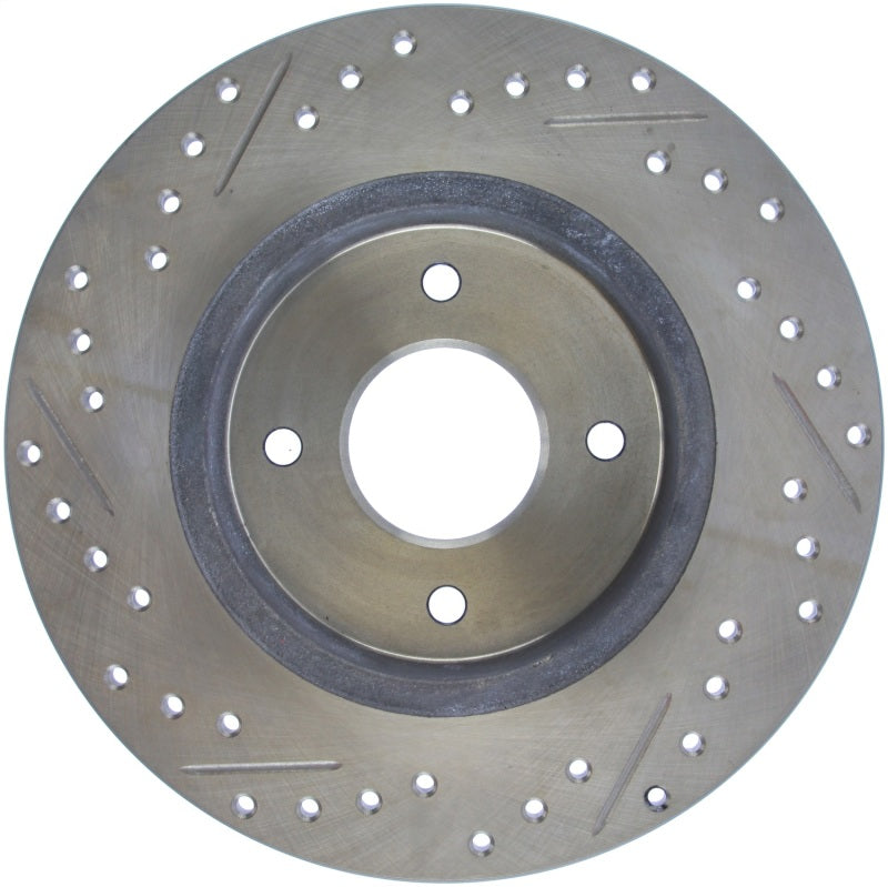 StopTech Slotted & Drilled Sport Brake Rotor - eliteracefab.com