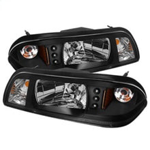 Load image into Gallery viewer, Spyder Ford Mustang 87-93 1PC LED (Replaceable LEDs)Crystal Headlights Black HD-YD-FM87-1PC-LED-BK - eliteracefab.com