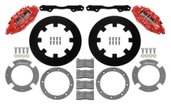 Wilwood 17-21 Can-Am X3RS Red 6-Piston Rear Kit 11.25in - Undrilled Rotors