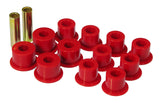 Prothane 86.5-97 Nissan Hardbody 2wd Spring & Shackle Bushings - Red