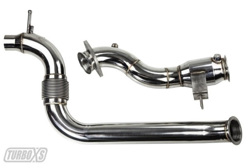 Turbo XS 2015+ Ford Mustang Ecoboost Downpipe w/ High Flow Catalytic Converter Turbo XS