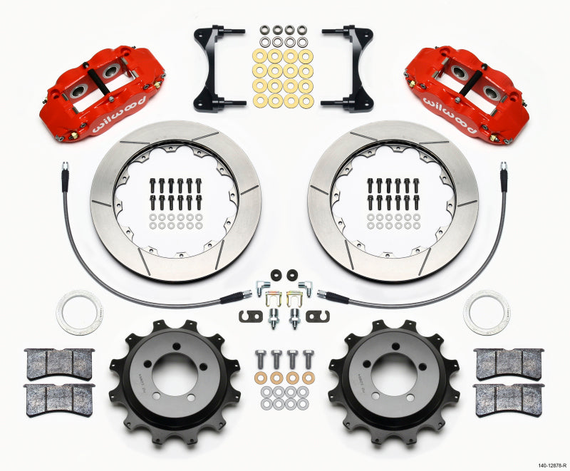 Wilwood Narrow Superlite 4R Rear Kit 12.88in Red 99-05 WRX / 99-07 Impreza Wilwood