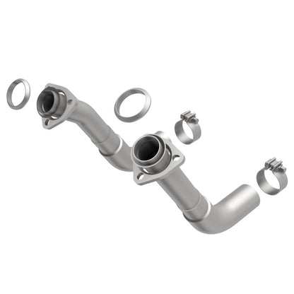 MagnaFlow 66-72 Chevy C10 Pickup V8 2-Piece Front Exhuast Pipe Kit (2in Tubing/Clamps/Inlet Flanges) Magnaflow