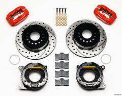 Wilwood Forged Dynalite P/S P-B Kit Drilled-Red 2005-2014 Mustang - eliteracefab.com