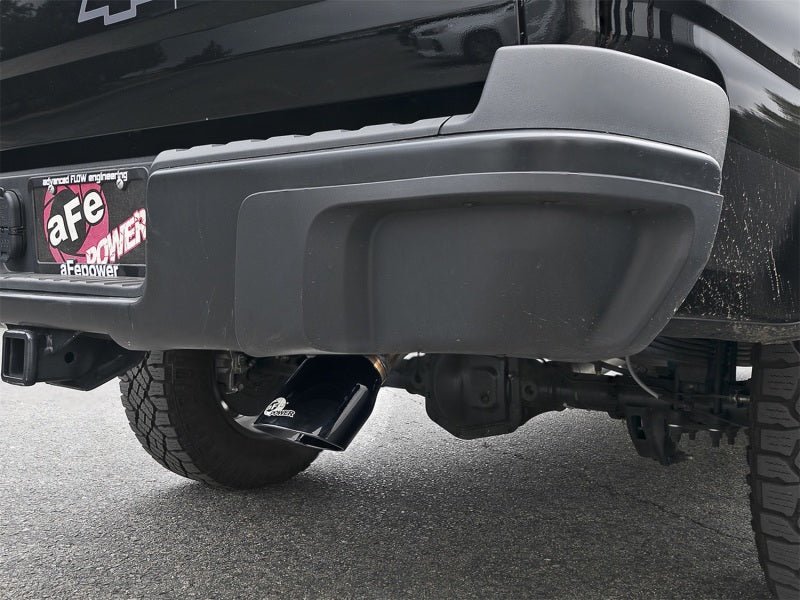 aFe MACH Force-Xp Hi-Tuck 3in. 409 SS C/B Exhaust 15-18 GM Colorado/Canyon L4-2.5L/V6-3.6L - Blk Tip aFe