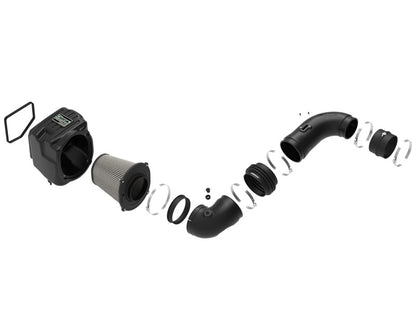 aFe Quantum Pro DRY S Cold Air Intake System 08-10 GM/Chevy Duramax V8-6.6L LMM - Dry - eliteracefab.com