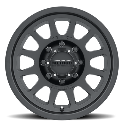 Method MR703 17x8.5 0mm Offset 8x6.5 130.81mm CB Matte Black Wheel - eliteracefab.com