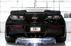 AWE Tuning 14-19 Chevy Corvette C7 Z06/ZR1 (w/o AFM) Touring Edition Axle-Back Exhaust w/Black Tips - eliteracefab.com