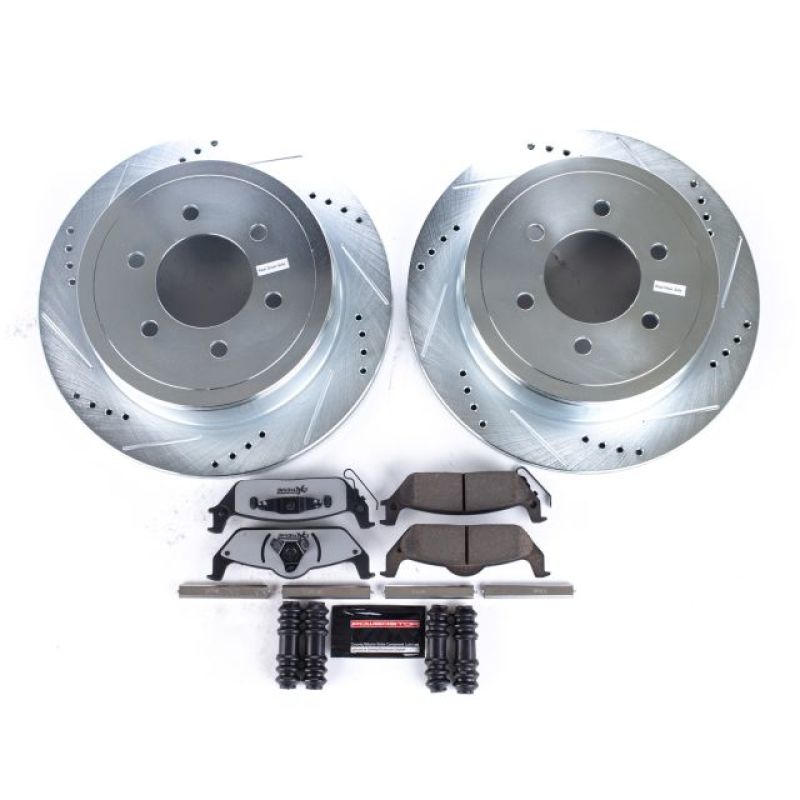 Power Stop 04-11 Ford F-150 Rear Z36 Truck & Tow Brake Kit - eliteracefab.com