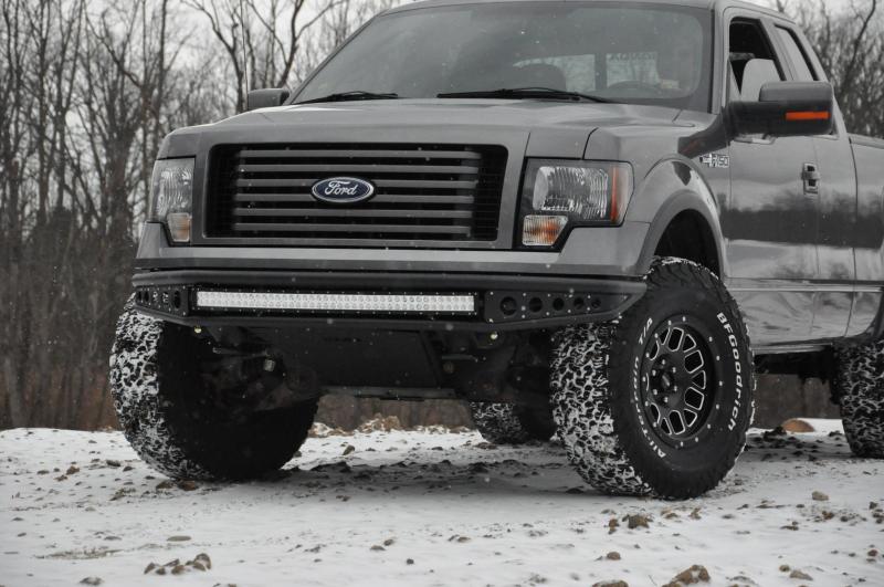 DV8 Offroad 09-14 Ford F-150 Baja Style Front Bumper - eliteracefab.com