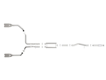 aFe Vulcan Series 3in 304SS Exhaust Cat-Back Exh w/ Pol Tips 2019 GM Silverado / Sierra 1500 V8-5.3L aFe