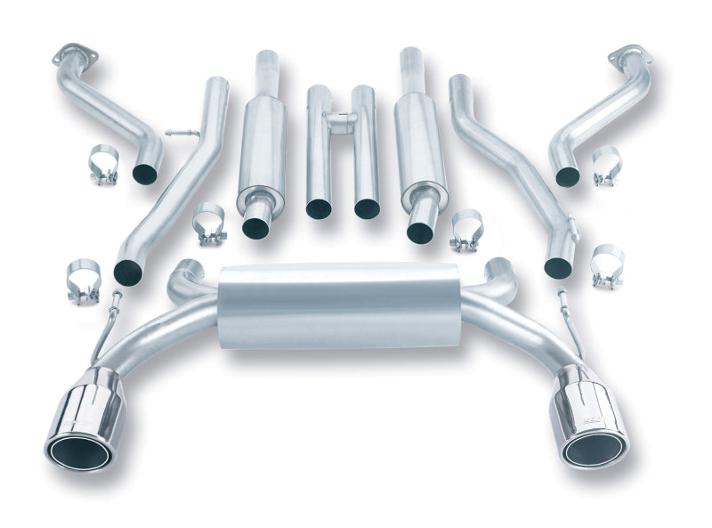 Borla 03-08 350Z True Dual Cat-Back Exhaust 2BOXES - eliteracefab.com