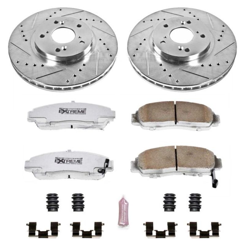 Power Stop 01-03 Acura CL Front Z26 Street Warrior Brake Kit - eliteracefab.com