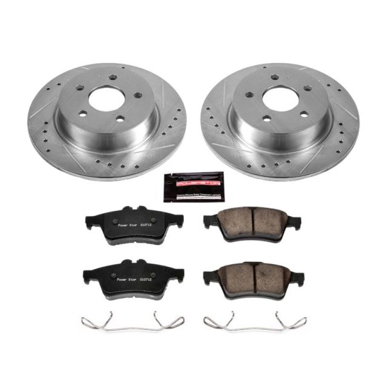 Power Stop 13-18 Ford C-Max Rear Z23 Evolution Sport Brake Kit - eliteracefab.com