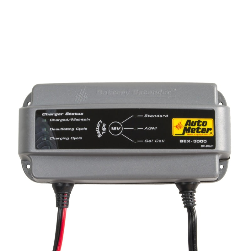 Autometer Battery Charger/Maintainer 12V/3A AutoMeter