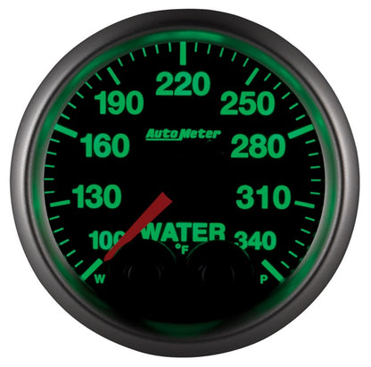 Autometer Elite 52mm 100-340 Deg F Water Temperature Peak and Warn Gauge w/ Electonic Control 5655