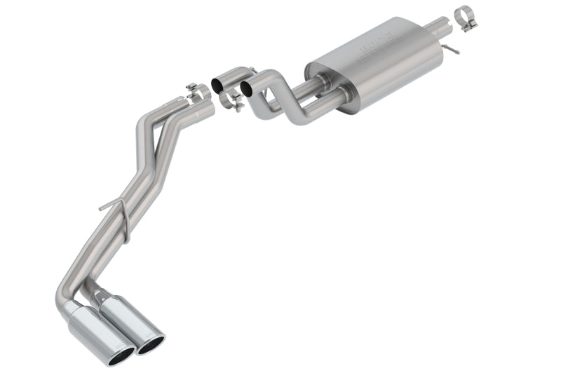 Borla 2019 Ford Ranger XL/XLT/Lariat 2.3L 2/4WD WB S-Type Catback Exhaust w/ Dual Chrome Tips - eliteracefab.com