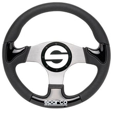 Load image into Gallery viewer, Sparco Strwhl P 222 Black - eliteracefab.com