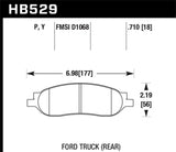 Hawk Performance Super Duty Rear Brake Pads - HB529P.710