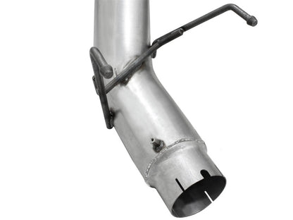 aFe Atlas 5in DPF-Back Aluminized Steel Exh Dodge RAM Diesel 13-14 L6-6.7L Mega Cab w/ Black Tip aFe