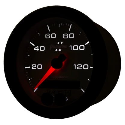 Autometer Phantom II 3-3/8in 0-140MPH In-Dash Electronic GPS Programmable Speedometer 7580