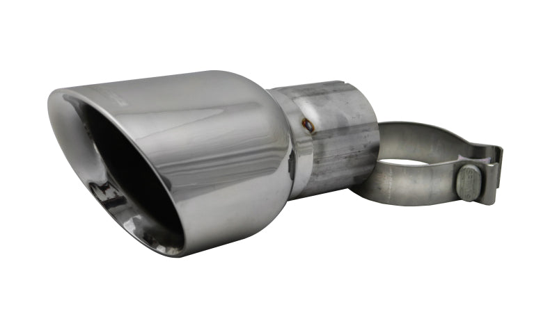 Corsa Single Universal 3.0in Inlet / 4.5in Outlet Polished Pro-Series Tip Kit - eliteracefab.com