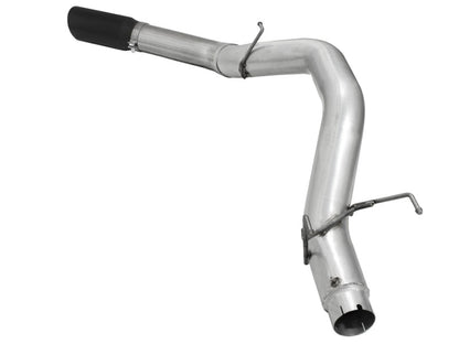 aFe Atlas 5in DPF-Back Aluminized Steel Exh Dodge RAM Diesel 13-14 L6-6.7L Mega Cab w/ Black Tip aFe