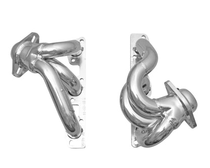 Gibson 07-11 Jeep Wrangler JK Rubicon 3.8L 1-1/2in 16 Gauge Performance Header - Ceramic Coated - eliteracefab.com