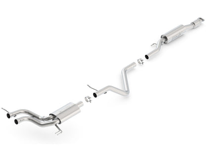 Borla 13-15 Hyundai Veloster Turbo 1.6L AT/MT FWD 2dr Dual Center Rear Exit Cat-Back Exhaust - eliteracefab.com