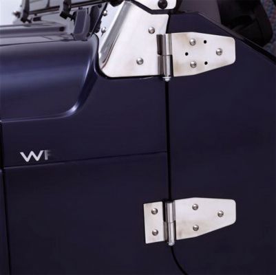 Rampage 1976-1983 Jeep CJ5 Lower Door Hinges - Stainless - eliteracefab.com