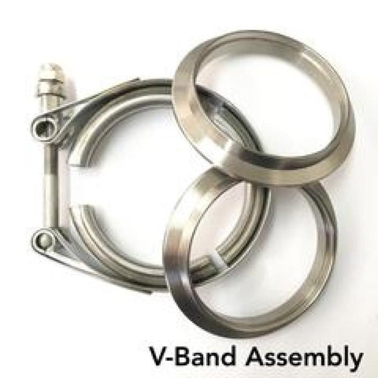 Ticon 2in Titanium V-Band Clamp Assembly (2 Flanges/1 Clamp)