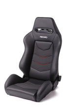 Load image into Gallery viewer, Recaro Speed V Passenger Seat - Black Leather/Red Suede Accent - eliteracefab.com