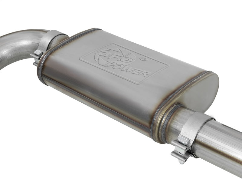 aFe MACH Force-Xp 3in 409 SS Cat-Back Exhaust w/ Black Tips 17-18 GM Colorado/Canyon V6-3.6L - eliteracefab.com