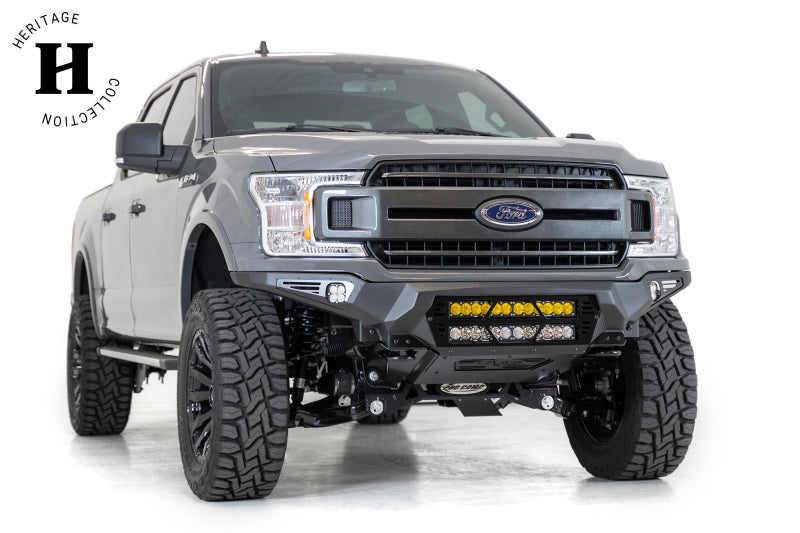 Addictive Desert Designs 18-20 Ford F-150 Bomber Front Bumper w/ Dual 20IN LED Mounts Addictive Desert Designs