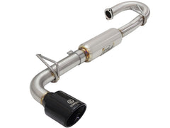 aFe Takeda 11-16 Scion TC 2.5L 2 1/4-2 1/2in Stainless Steel Axle-Back Exhaust w/Black Tip - eliteracefab.com