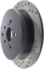 Load image into Gallery viewer, StopTech Sport Drilled &amp; Slotted Rotor - Rear Right - eliteracefab.com