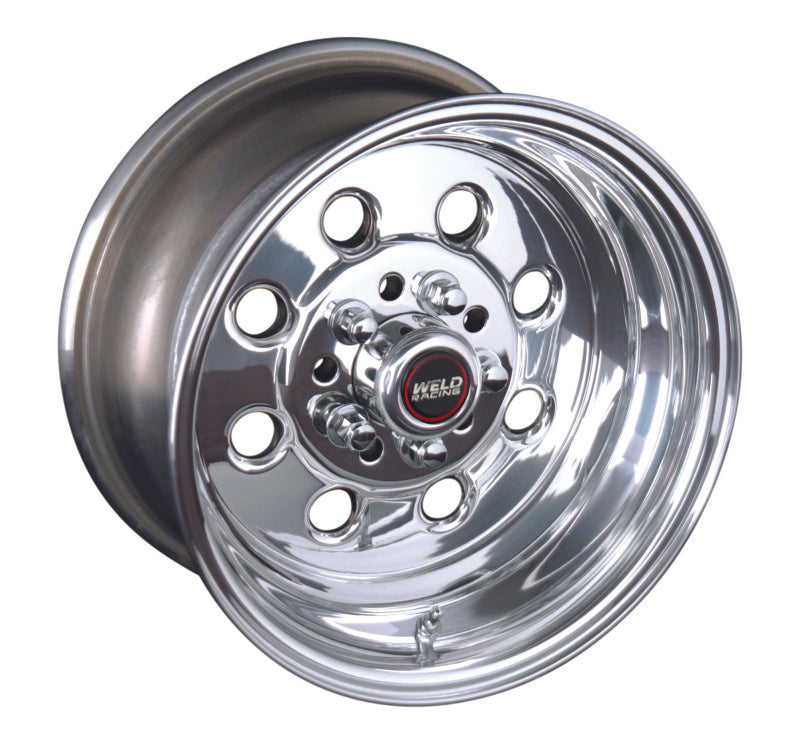 Weld Draglite 15x3.5 / 5x4.5 & 5x4.75 BP / 1.375in. BS Polished Wheel - Non-Beadlock - eliteracefab.com