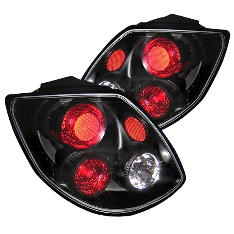 Spyder Toyota Matrix 03-05 Euro Style Tail Lights Black ALT-YD-TMA03-BK - eliteracefab.com