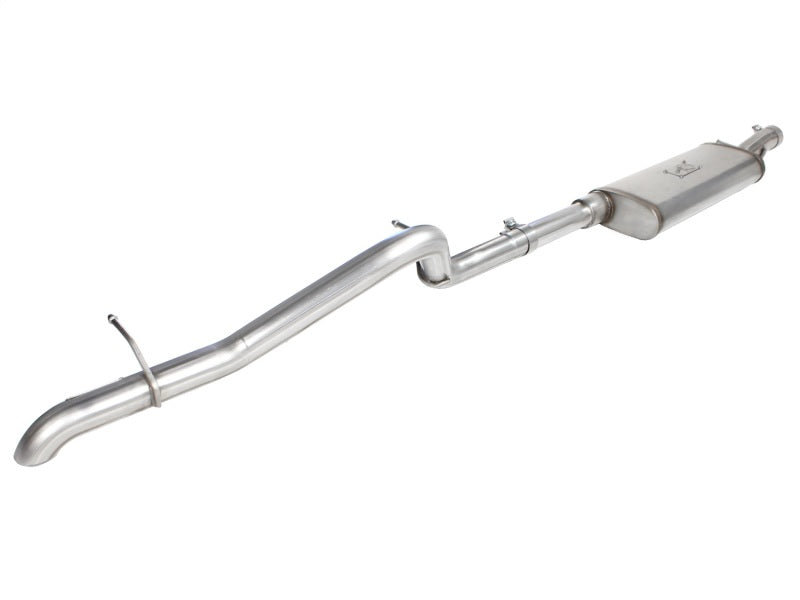 aFe MACHForce XP Exhaust Cat-Back 3in SS-409 Hi-Tuck inRBin 12-14 Jeep Wrangler Unlimited V6 4Dr aFe