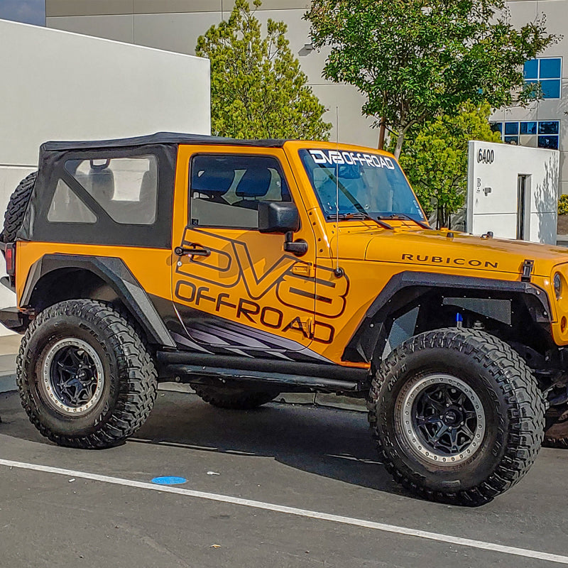 DV8 Offroad 2007-2018 Jeep Wrangler Armor Fenders - eliteracefab.com