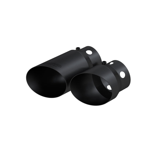MBRP 2008+ Ford F250/350/450 6.4 L 4 inlet 5 Tip Cover Set - 6.75in and 9.75in Length - Black MBRP