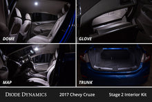 Load image into Gallery viewer, Diode Dynamics 11-15 Chevrolet Cruze Interior LED Kit Cool White Stage 1