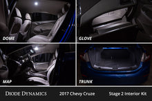 Load image into Gallery viewer, Diode Dynamics 11-15 Chevrolet Cruze Interior LED Kit Cool White Stage 2