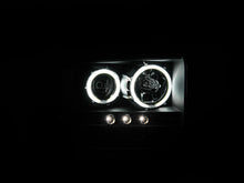 Load image into Gallery viewer, ANZO USA Ford Excursion Projector Headlights W/ Halo Black W/ Led Strip Ccfl 1pc; 2005-2007 - eliteracefab.com