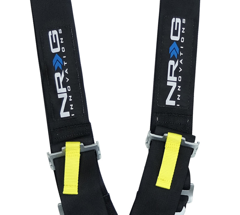 NRG SFI 16.1 5PT 3in. Seat Belt Harness / Cam Lock - Black - eliteracefab.com