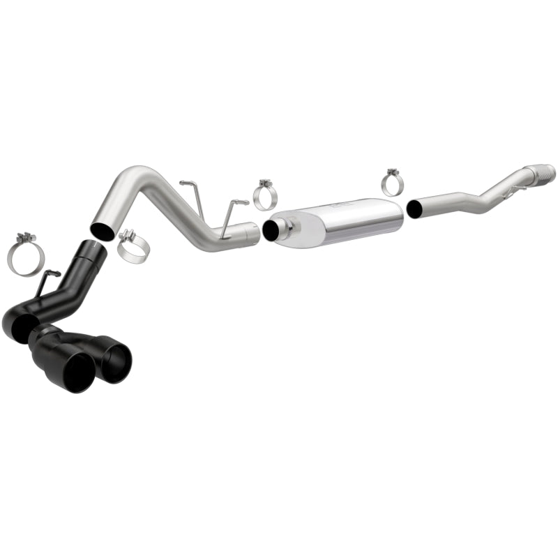 MagnaFlow CatBack 14-18 GMC Sierra 1500 V8-6.2L Polished Stainless Exhaust w/ Black Coated Tips Magnaflow