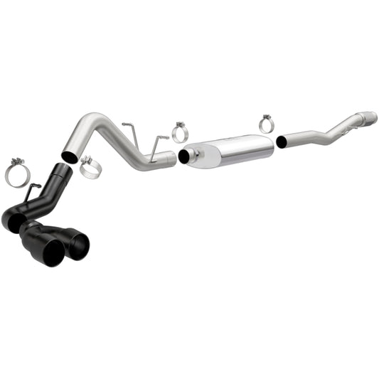 MagnaFlow CatBack 14-18 GMC Sierra 1500 V8-6.2L Polished Stainless Exhaust w/ Black Coated Tips Magnaflow