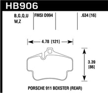 Load image into Gallery viewer, Hawk Performance HPS 5.0 Rear Brake Pads - HB906B.634