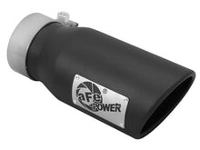 Load image into Gallery viewer, aFe MACHForce XP 3in Inlet x 4in Outlet x 9in Length Clamp-On Black Tip - eliteracefab.com