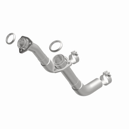 MagnaFlow 66-72 Chevy C10 Pickup V8 2-Piece Front Exhuast Pipe Kit (2in Tubing/Clamps/Inlet Flanges) Magnaflow